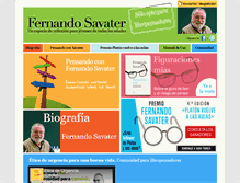 Tablet Screenshot of fernandosavater.com